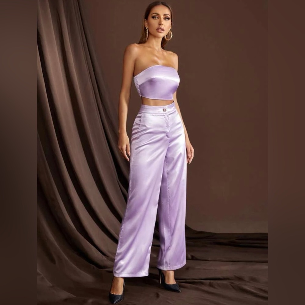 Satin revolve set sz small